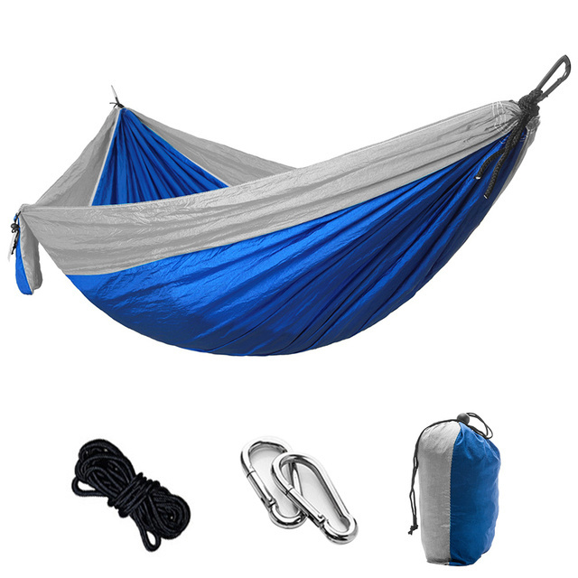 Manufacturer Low MOQ Fast Delivery Customized Double and Single Travel Lightweight Camping Outdoor Hammocks