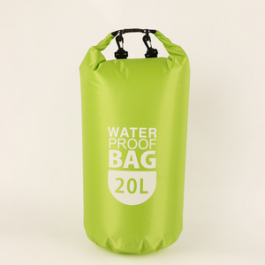 Custom logo outdoor hiking camping climbing floating boating pvc tarpaulin dry sack waterproof bag