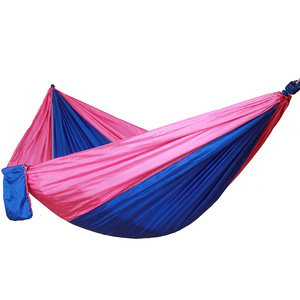 Manufacturer Low MOQ Fast Delivery Customized Double and Single Travel Lightweight Camping Outdoor Hammocks