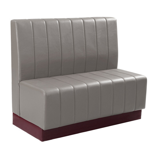 commercial use custom 2 seater PU leather booth restaurant booth cushions,bar lounge seating restaurant sofa set