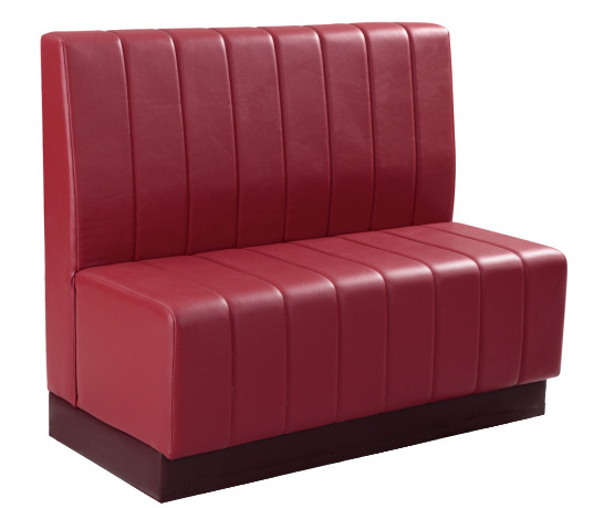 wooden sofas para restaurantes Fabric or PU custom colors restaurant leather booth seating