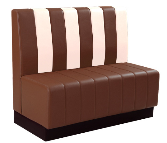 wooden sofas para restaurantes Fabric or PU custom colors restaurant leather booth seating