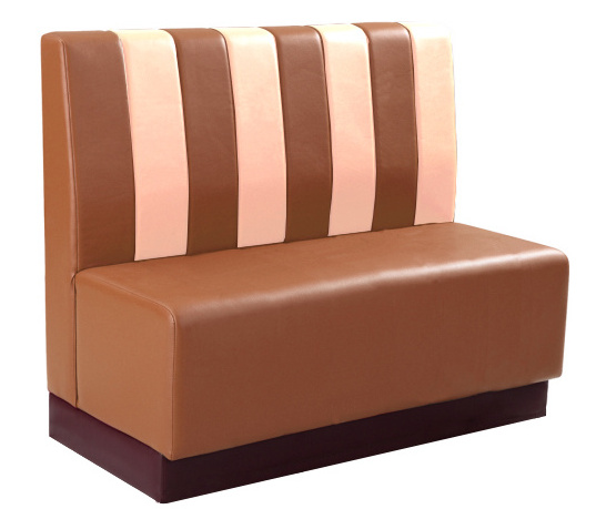 wooden sofas para restaurantes Fabric or PU custom colors restaurant leather booth seating