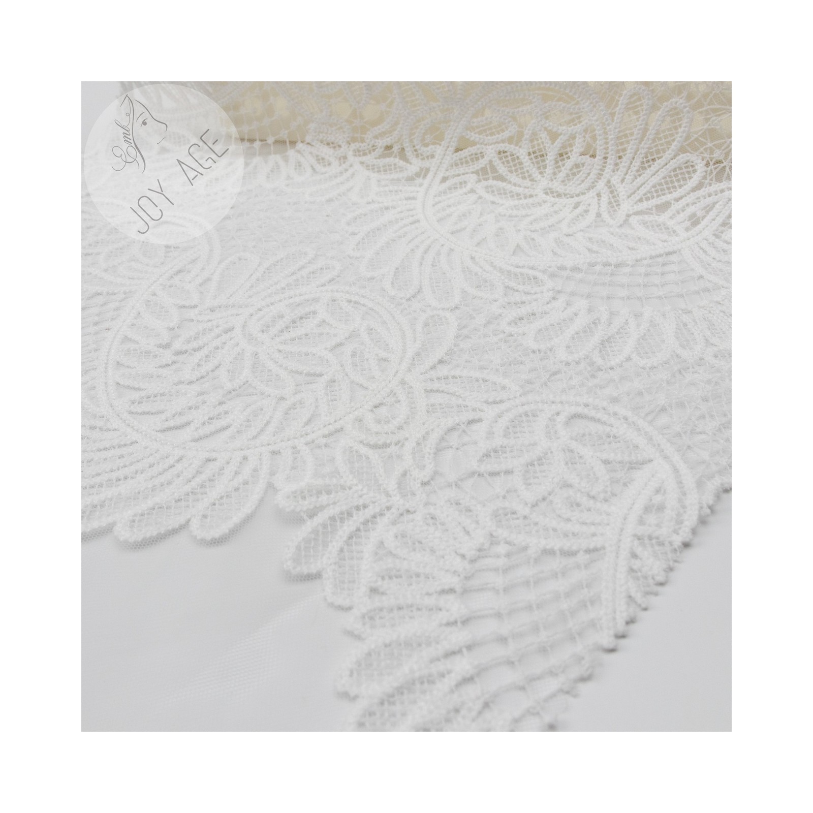 Hot sale comfort white fabric lace embroidery silk fabric sunflower embroidery fabric for flower girls' dresses