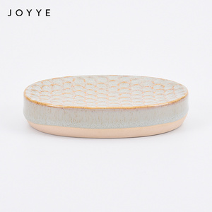 Joyye Nordic Style Ceramic Reactive Glaze Soap Dish  Bathroom Soap Holder