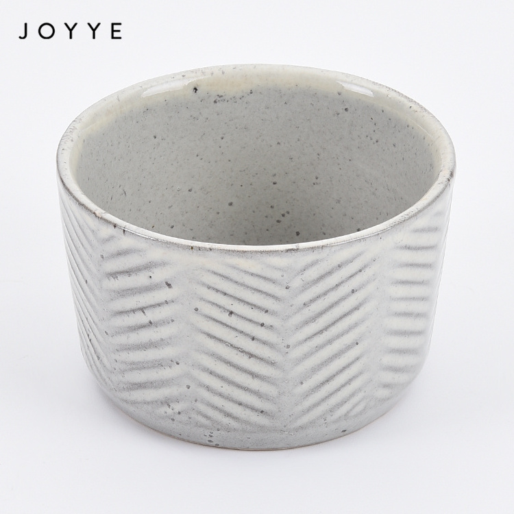 Joyye China Manufacturer Reactive Glaze Ceramic Bakeware Creme Brulee Dish, Home Daily Use Nordic Kitchenware Dip Dish