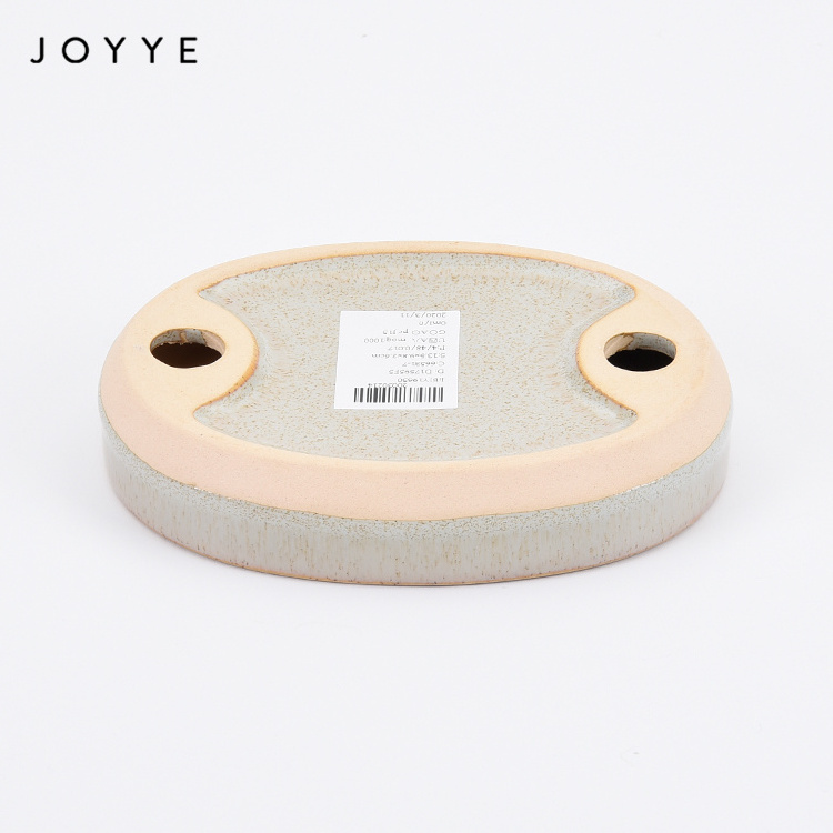 Joyye Nordic Style Ceramic Reactive Glaze Soap Dish  Bathroom Soap Holder