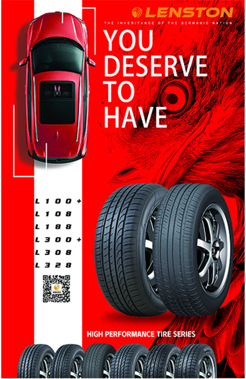 LENSTON tires manufacture's in china all sizes car tyres INCH 17 18 19 20 21