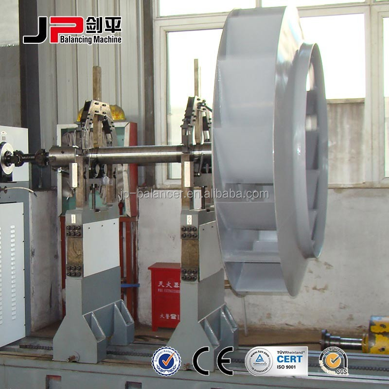 dynamic balancing machine for big steam turbine rotor