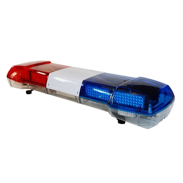 High quality red & blue  warning light bar for all Motorcycle