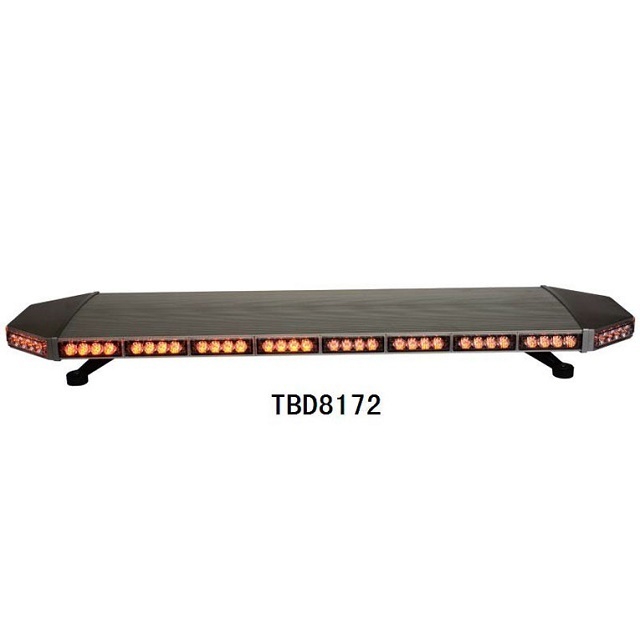 Led emergency warning light bar with speaker