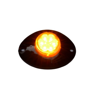 LED emergency warning lights of amabulance car