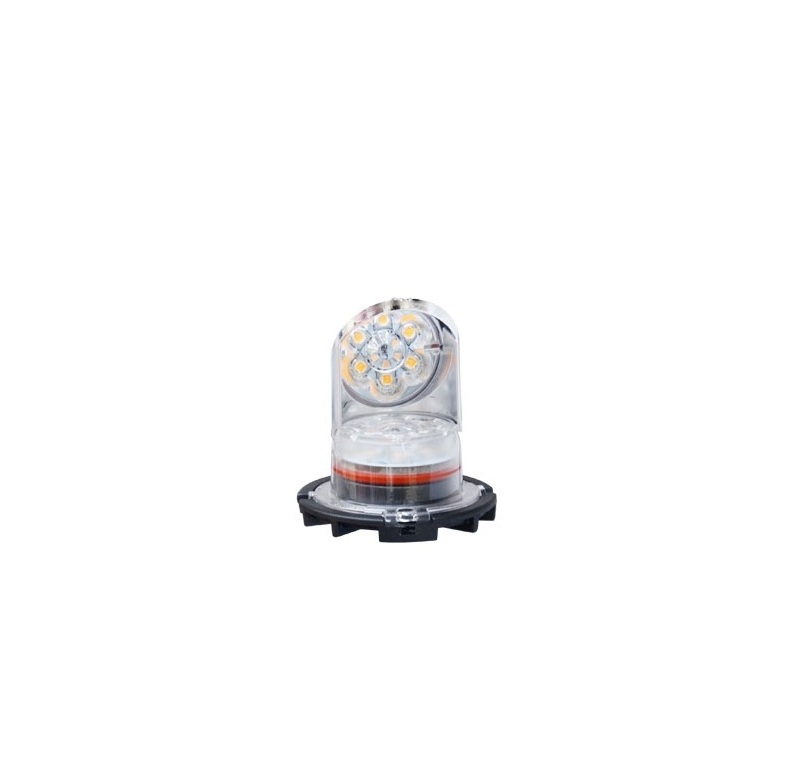 LED emergency warning lights of amabulance car