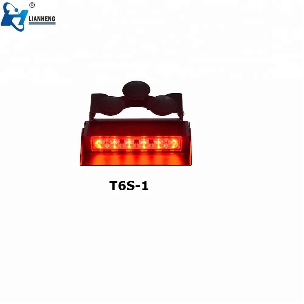 3w red blue white green amber LED dash visor strobe light warning lights