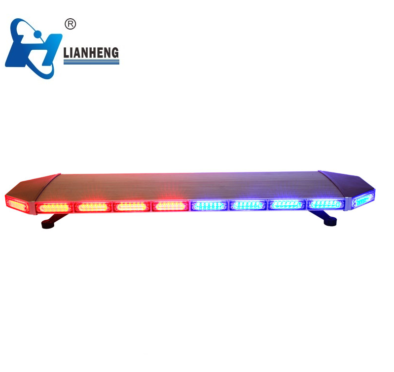 Led emergency warning light bar with speaker