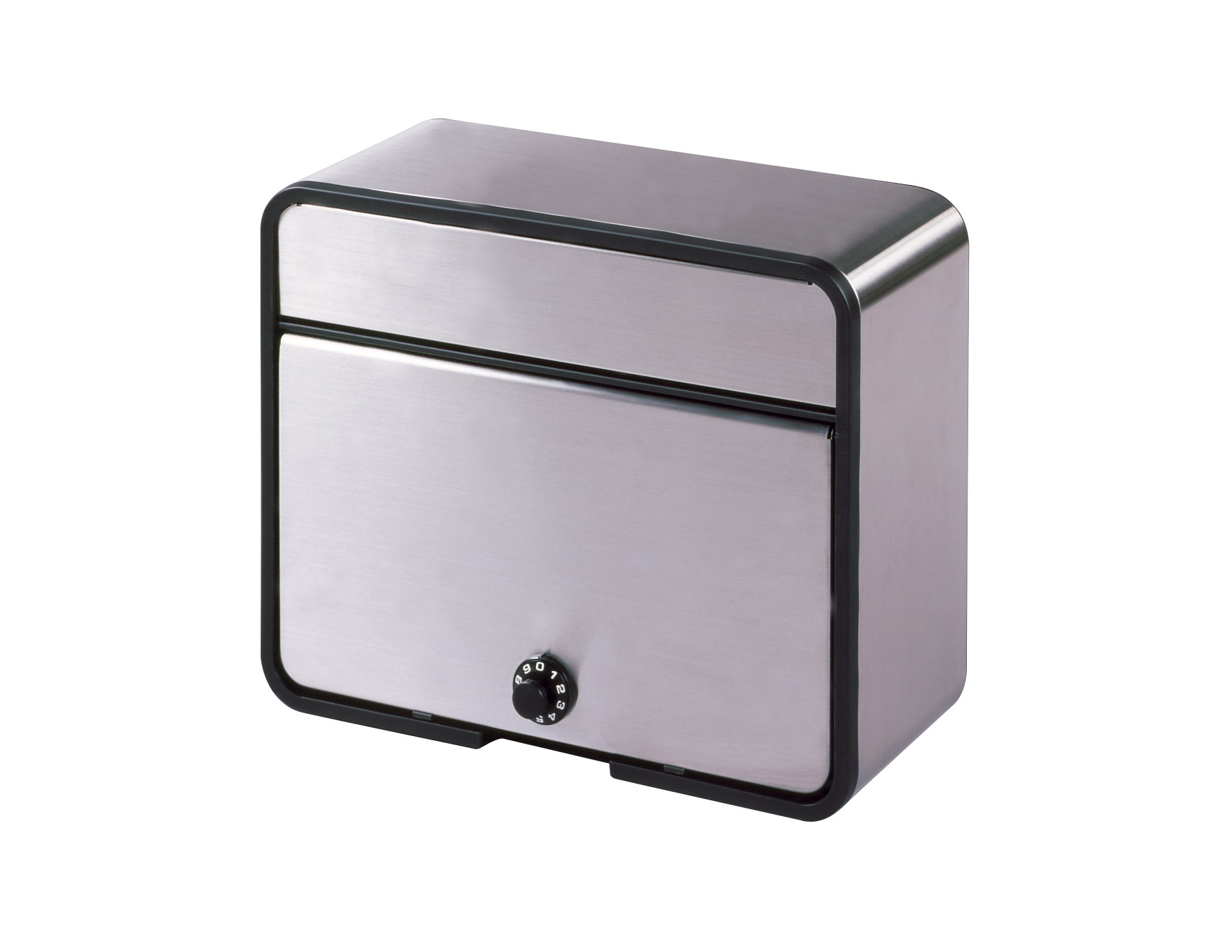 Standard Letter Newspaper Magazine Mailbox With Lock Code Combination Stainless Steel Made Post Stand or Wall Mounted Possible