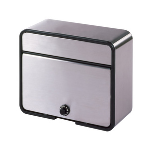 Standard Letter Newspaper Magazine Mailbox With Lock Code Combination Stainless Steel Made Post Stand or Wall Mounted Possible