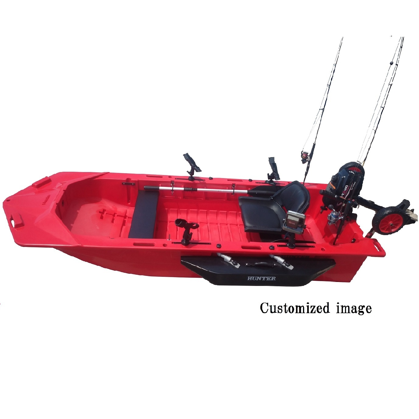 Japanese Large Sports Flat Bottom Plastic Fishing Motor Boat