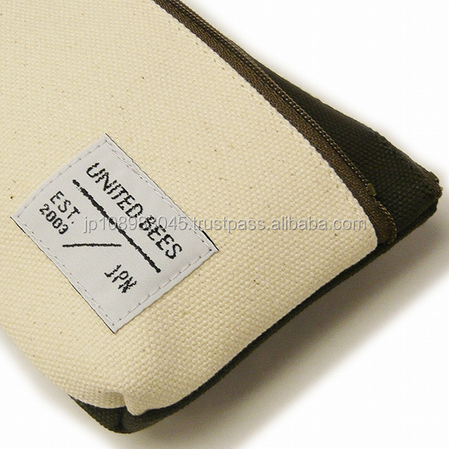 Japanese canvas cloth sail HANPU / HAMPU ballpoint pen case made in Japan for wholesale