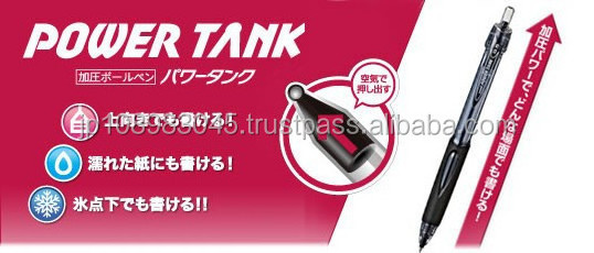 Mitsubishi Uni Ball POWER TANK Pens in water made in Japan for Wholesalers