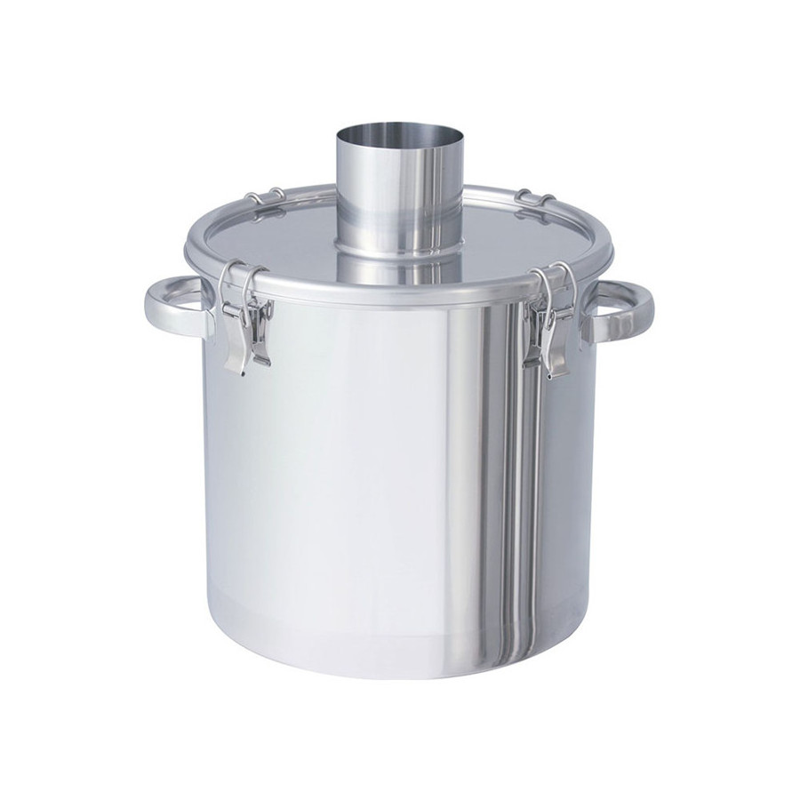 Cannabidiol 36L Convenient Stainless Steel Container With Pipe