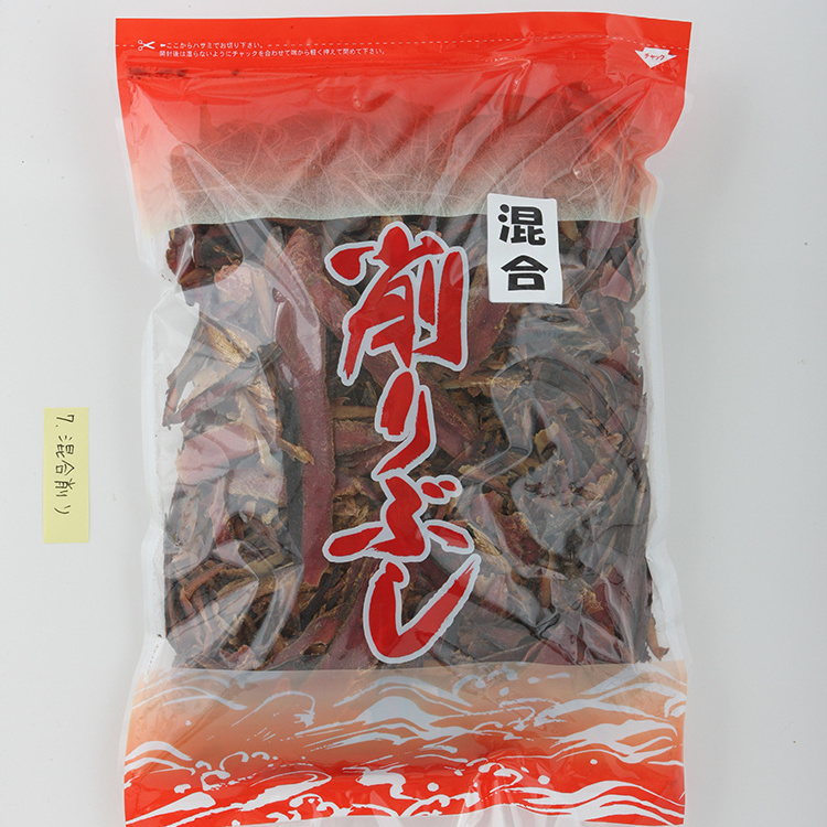 Super convenient dried Bonito and Mackerel Mix shavings Easy to make Japanese tsuyu(soup) with just these shavings