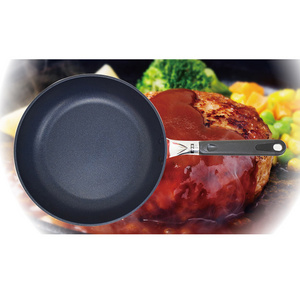 Thin and light platinum plus coating pressed cast iron cookware nonstick aluminium fry pan