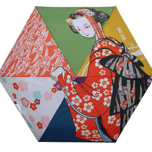 Japan very useful cheap bulk colors folding umbrella in rainy days