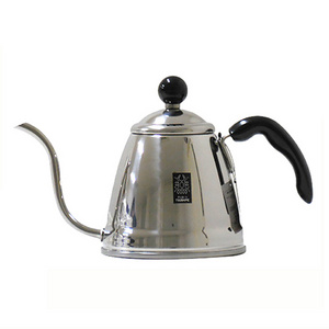 Japanese 1.2L 18/8 stainless steel goose coffee kettle for drip coffee