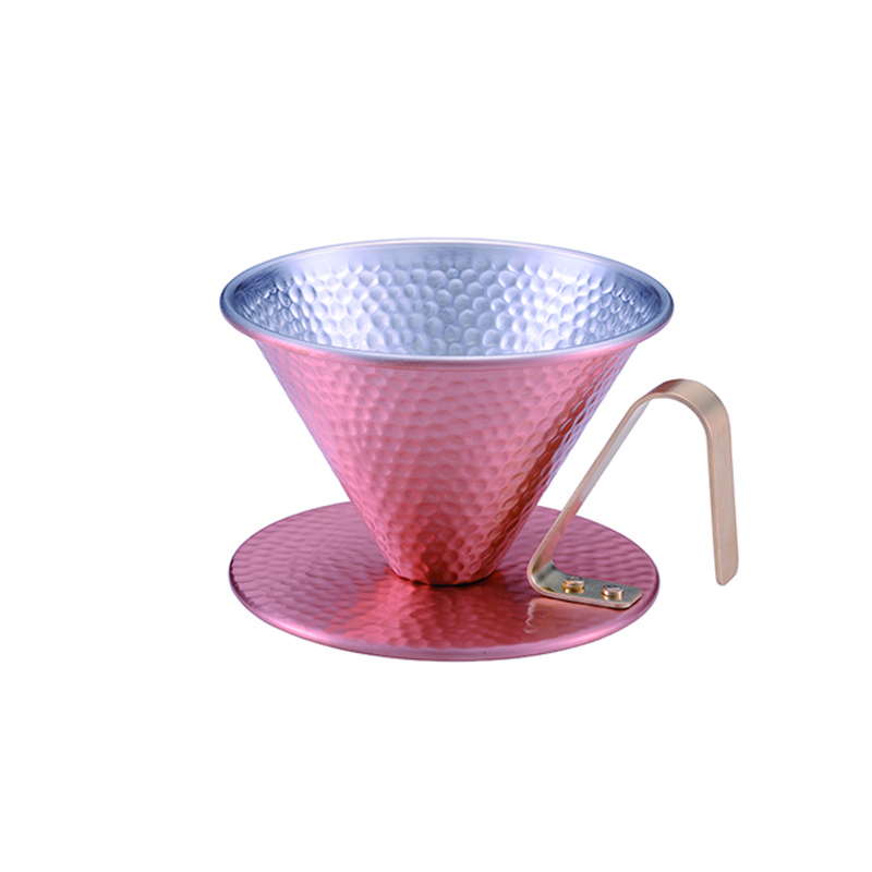 Japanese tin-plated dripper reusable coffee filter for wholesale