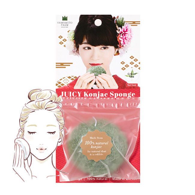 Japanese bath sponges wholesale natural fiber ingredients konjac natural sponge for healthy skin