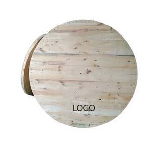 Round wooden wheel of cable drum 1250mm manufacture price for sale pine wood OEM services