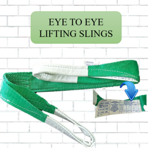 Lifting sling eye to eye color code lifting belt new EN 1492-1, EN 1492-2 high tenacity polyester