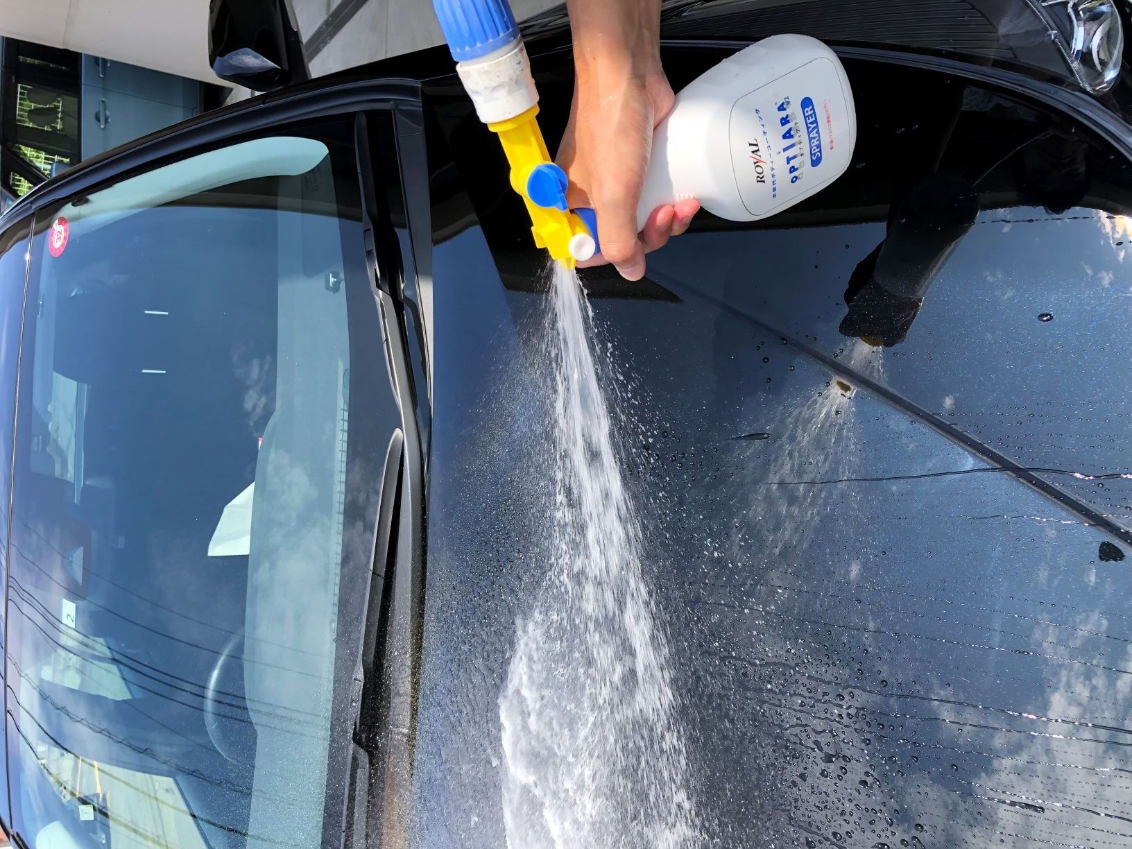 Water Repellent hydrophobic coating spray- OPTIARA V2 SPRAYER