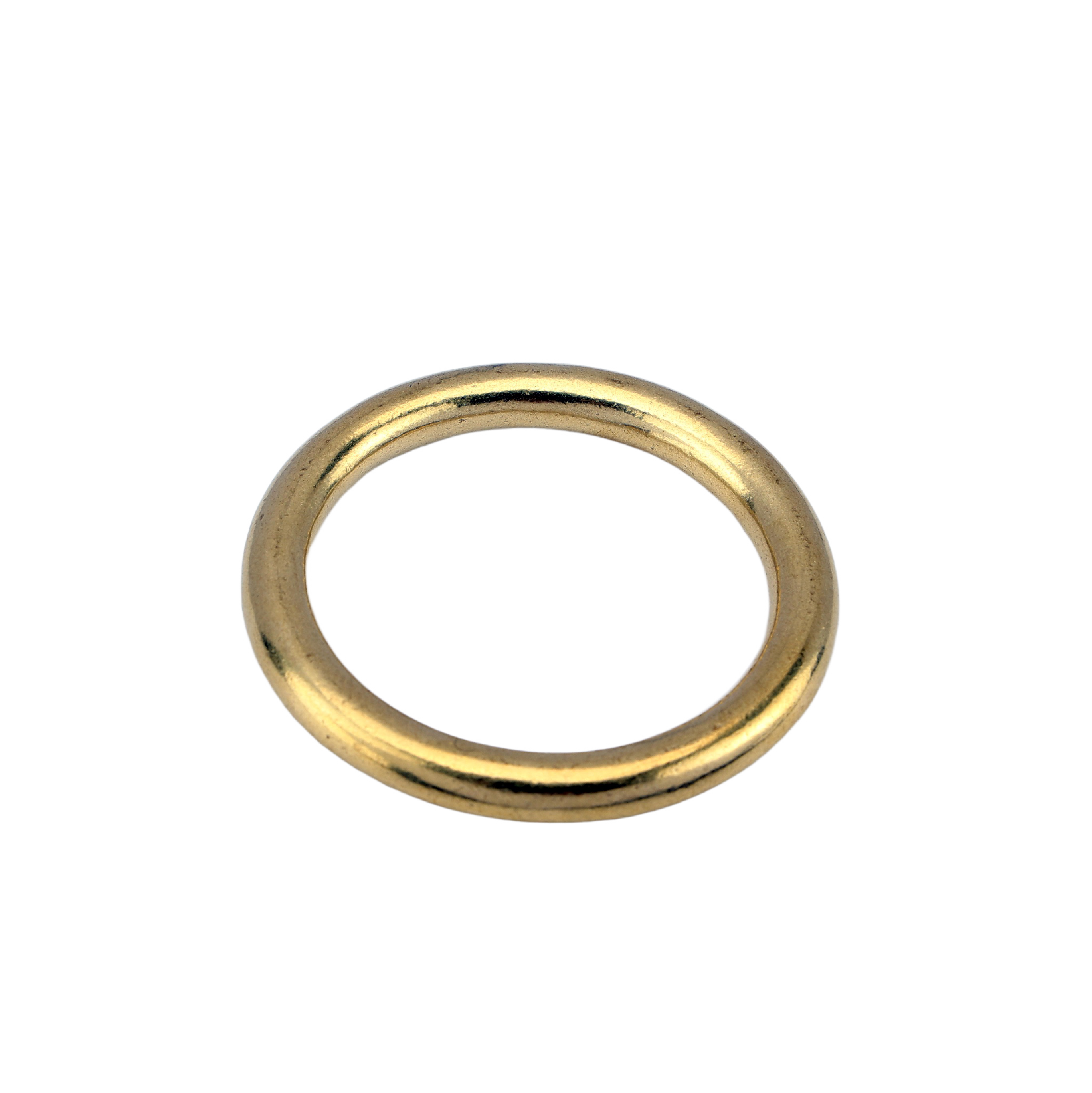 Made in japan casting Brass O-Rings 45*6mm Leathercraft DIY For Jewelry, Handbag, Strapping, Webbing