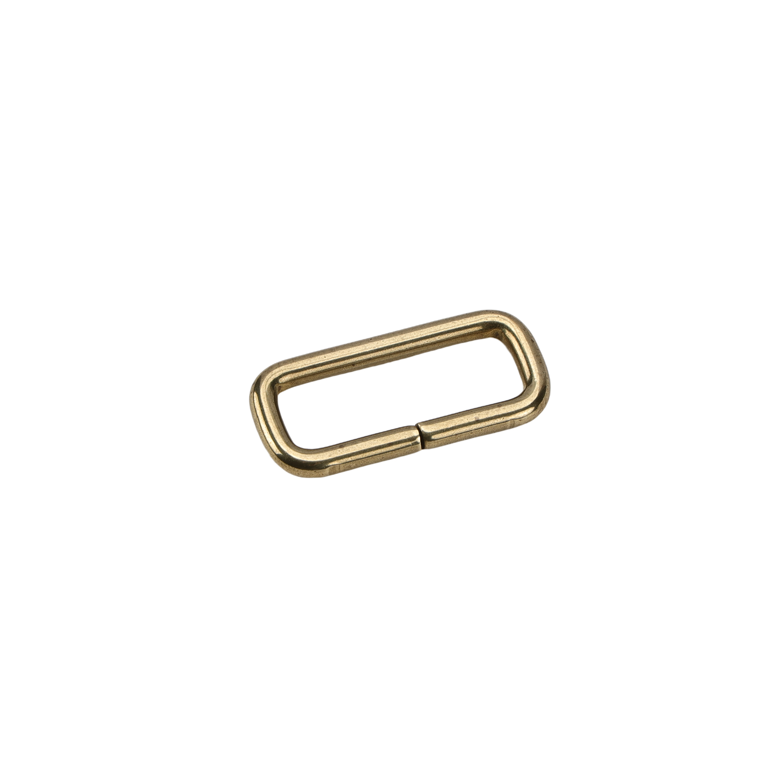 Made in japan Rectangular Ring Metal Rectangle Loop Strap Slider Buckle 12/15/18/21/24mm Leather Bag Strap Fastener Buckle