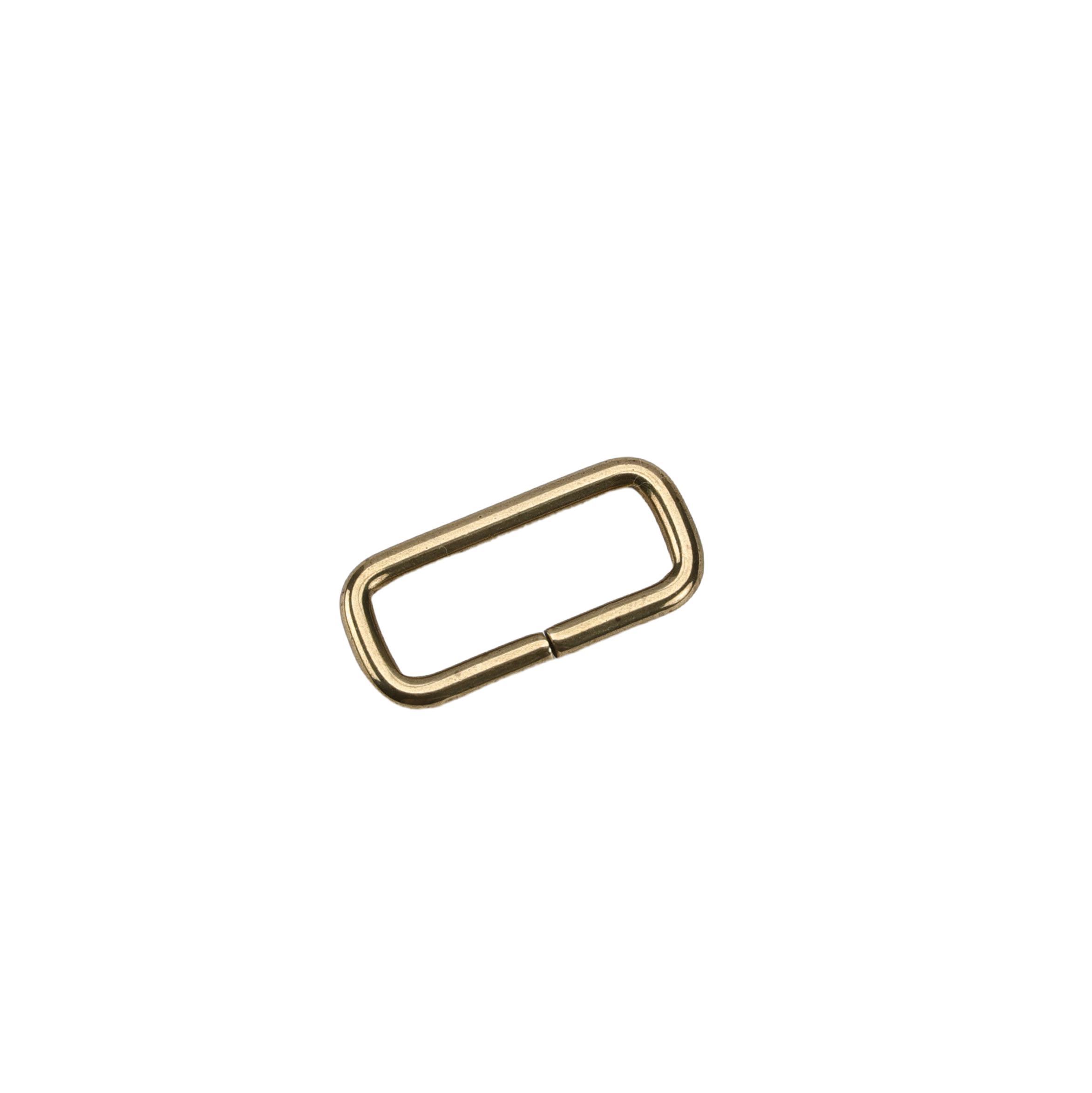 Made in japan Rectangular Ring Metal Rectangle Loop Strap Slider Buckle 12/15/18/21/24mm Leather Bag Strap Fastener Buckle