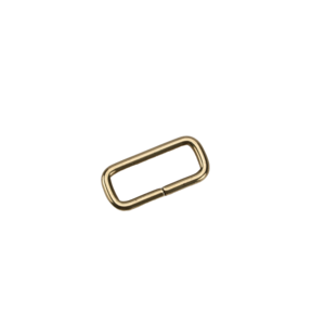 Made in japan Rectangular Ring Metal Rectangle Loop Strap Slider Buckle 12/15/18/21/24mm Leather Bag Strap Fastener Buckle