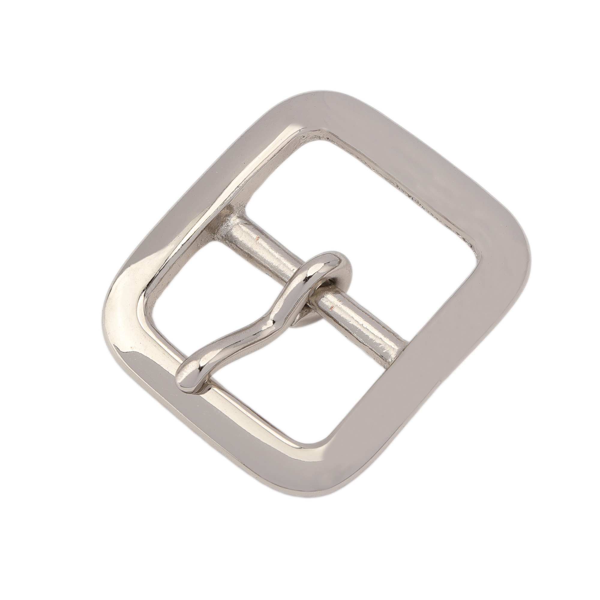 Made in japan solid brass nickel 30mm belt buckles Replacement Metal casting Buckle Square Pin Buckle for leathercraft