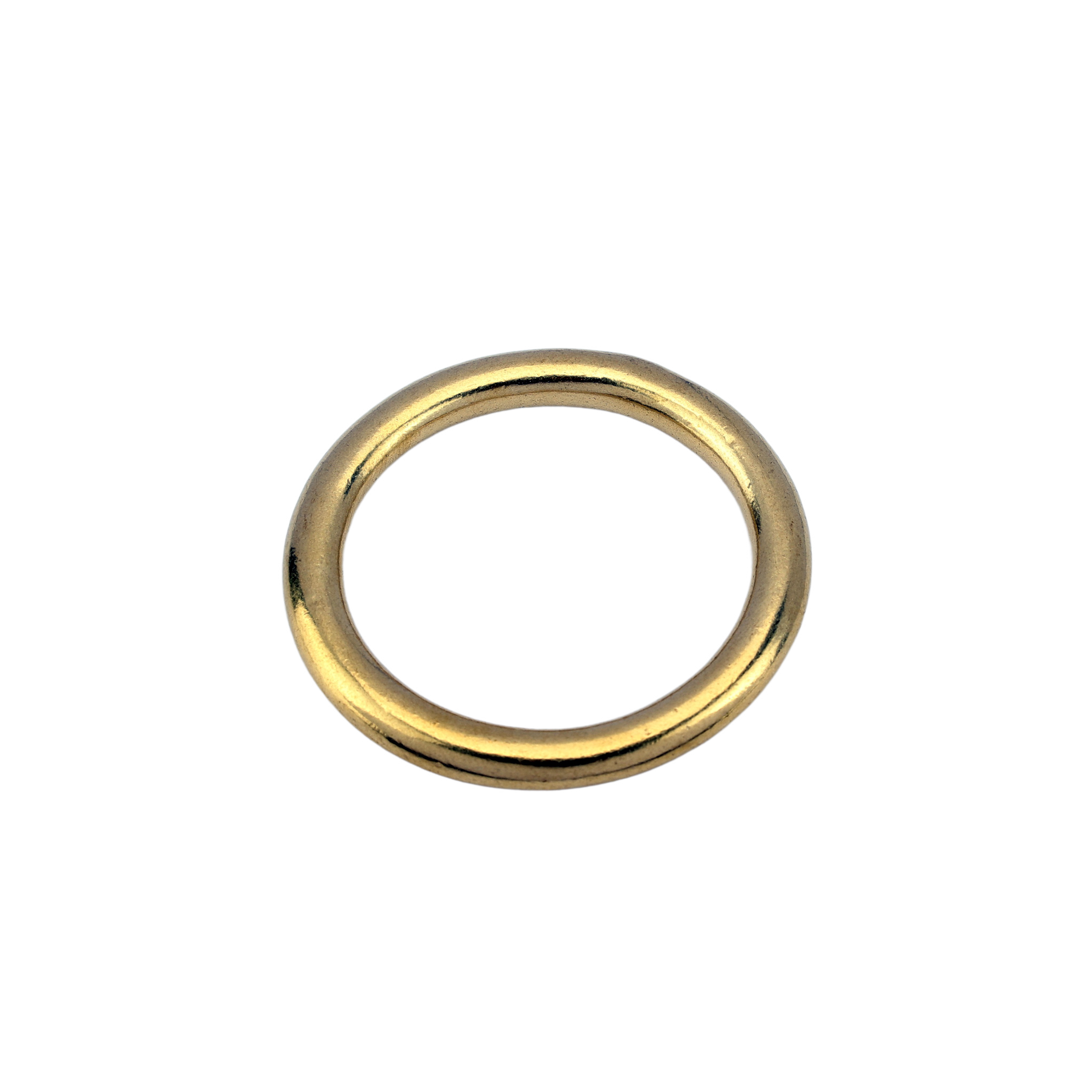 Made in japan casting Brass O-Rings 45*6mm Leathercraft DIY For Jewelry, Handbag, Strapping, Webbing