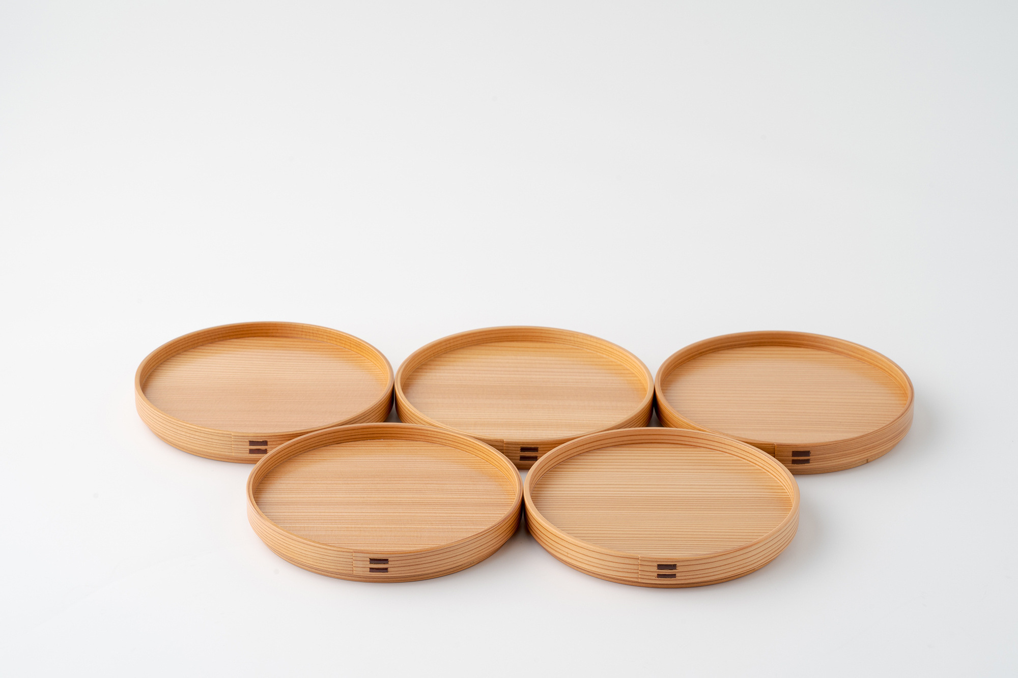 Luxury Wood Serving Dishes For Home Ring Plates For Restaurant