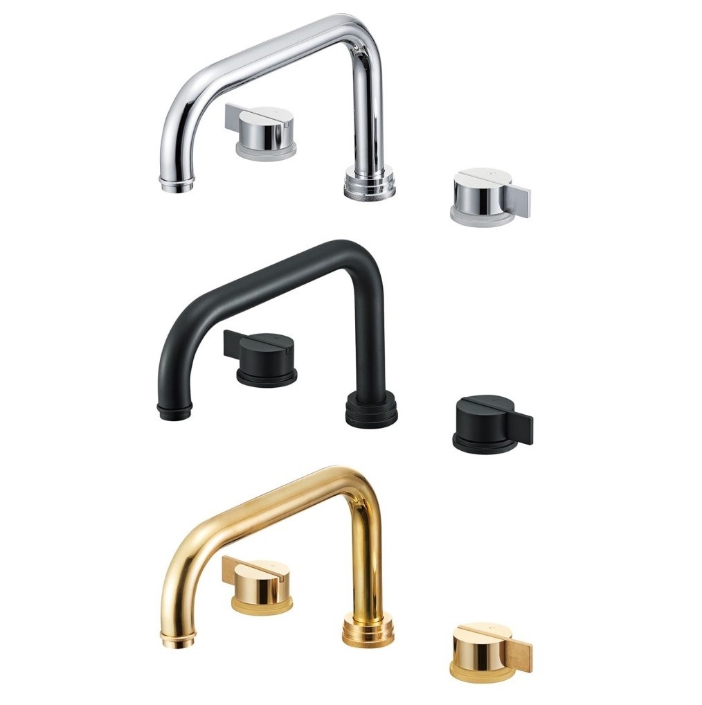 Single Hole Modern Kitchen Basin Brass Cartridge Sink Faucet