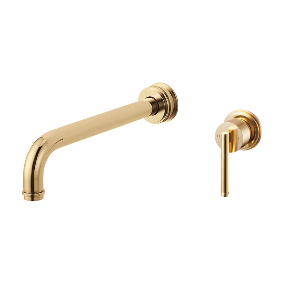 Modern Golden Sink Brass Toilet Mixer Tap Bathroom Basin Faucet