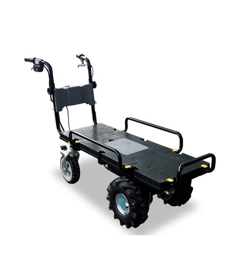 Adjustable Speed Garden Hand Electric 4 Wheels Cart With High Quality