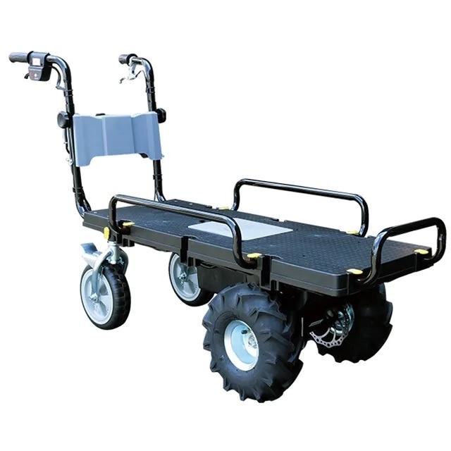 Adjustable Speed Garden Hand Electric 4 Wheels Cart With High Quality