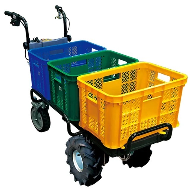 Adjustable Speed Garden Hand Electric 4 Wheels Cart With High Quality