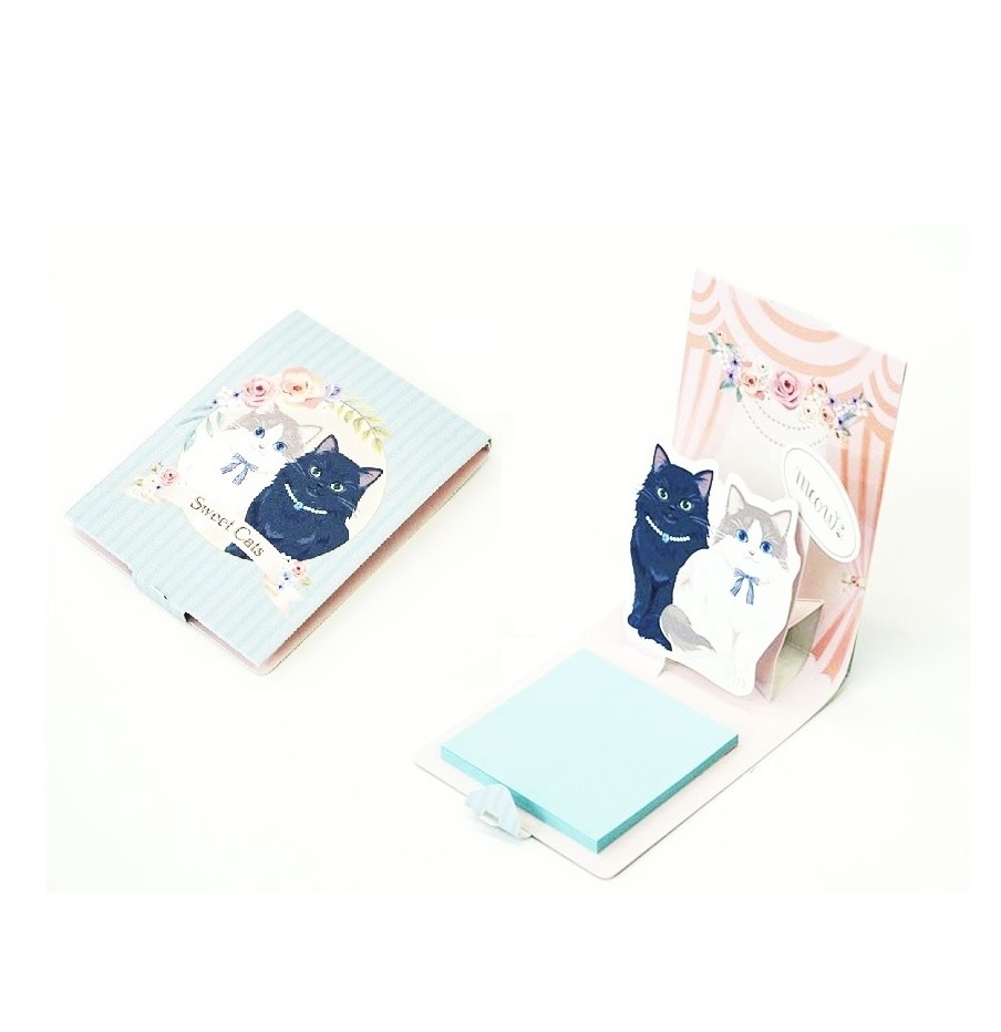 Cute Memo Pads Simple Design Sticky Notes For Office With Custom Cover