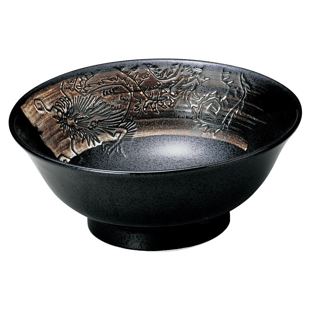 Wholesale Handmade Green Ceramic Noodle Ramen Bowl Traditional