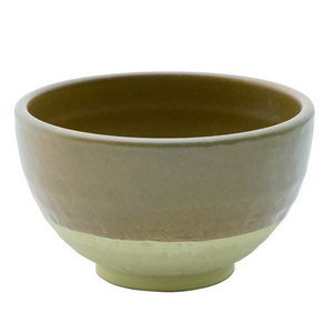 Large Modern Utensils Tea Matcha Ceramic Gold Food Snack Bowl