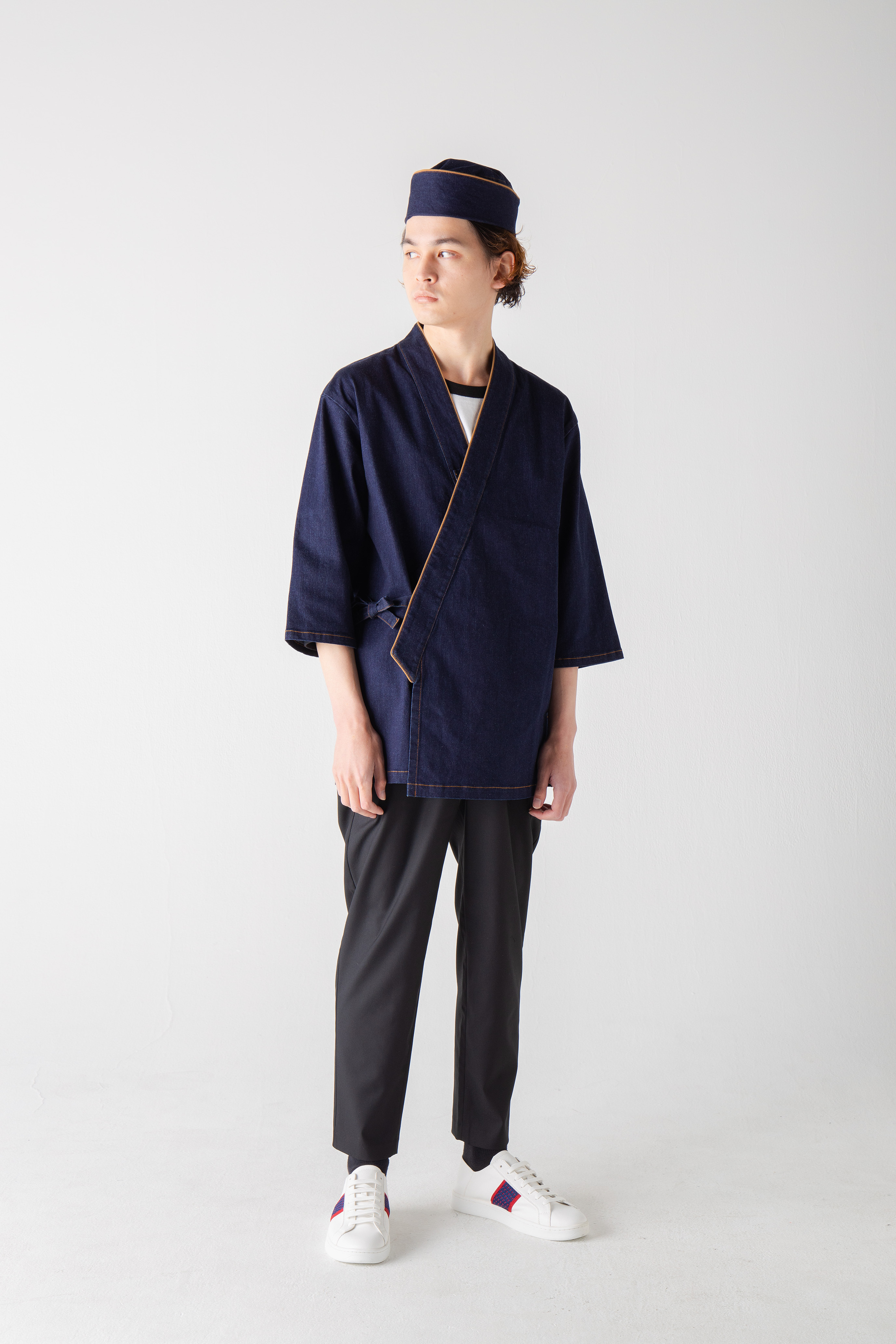 Traditional Japanese professional work denim clothes for men work